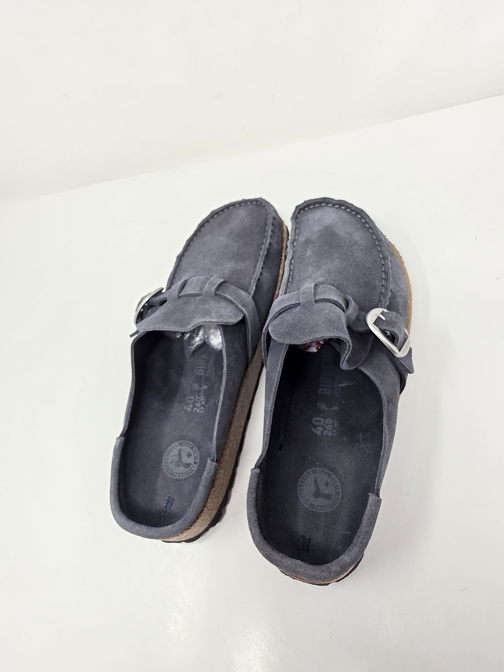Birkenstock Buckley Suede Leather Clog Black Suede shoe - Size 40 - Picture 12 of 13